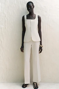 ZIP-UP BUSTIER VEST