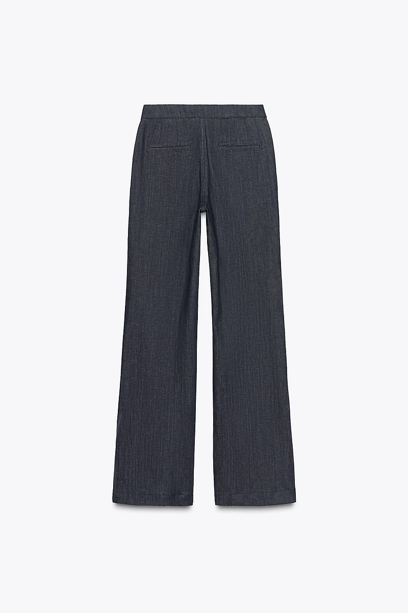 ZW COLLECTION MID-RISE FLARE JEANS