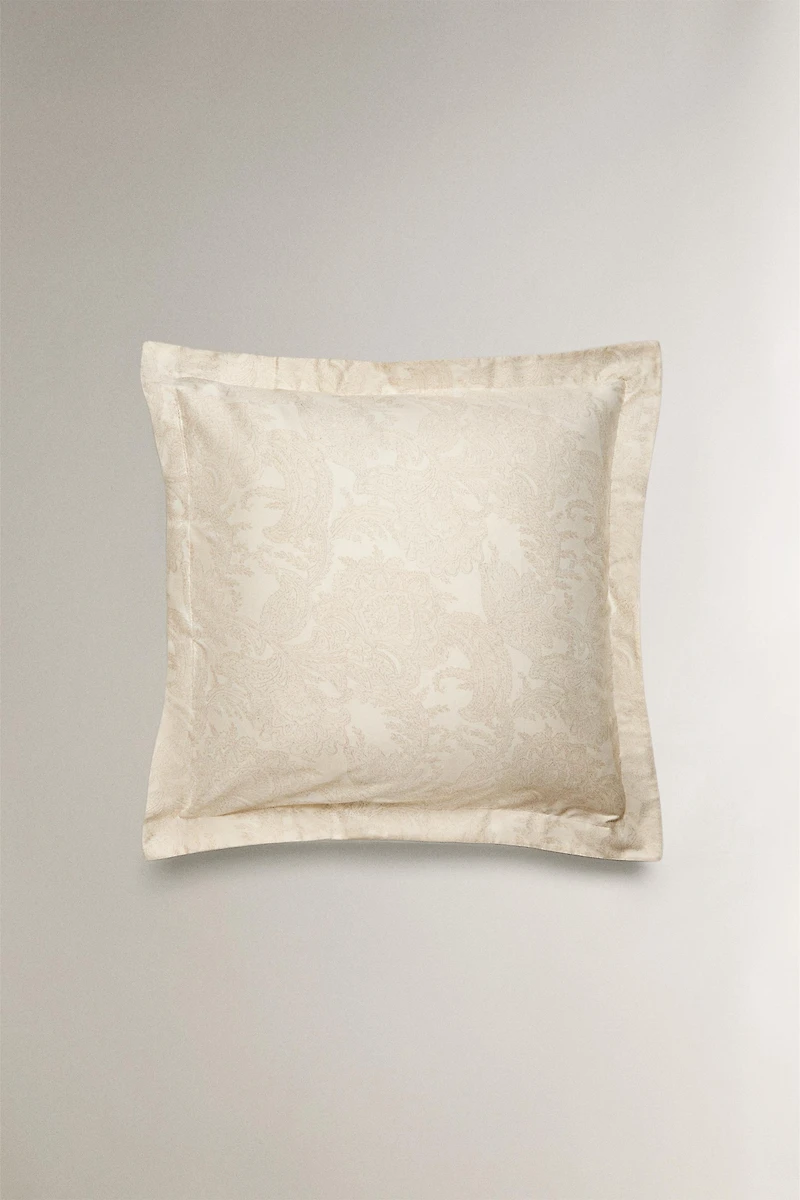 PAISLEY PRINT SATEEN PILLOWCASE