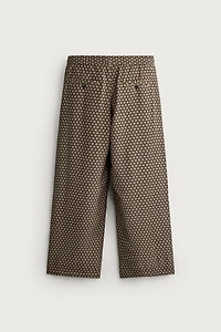 PRINTED JOGGER WAIST PANTS