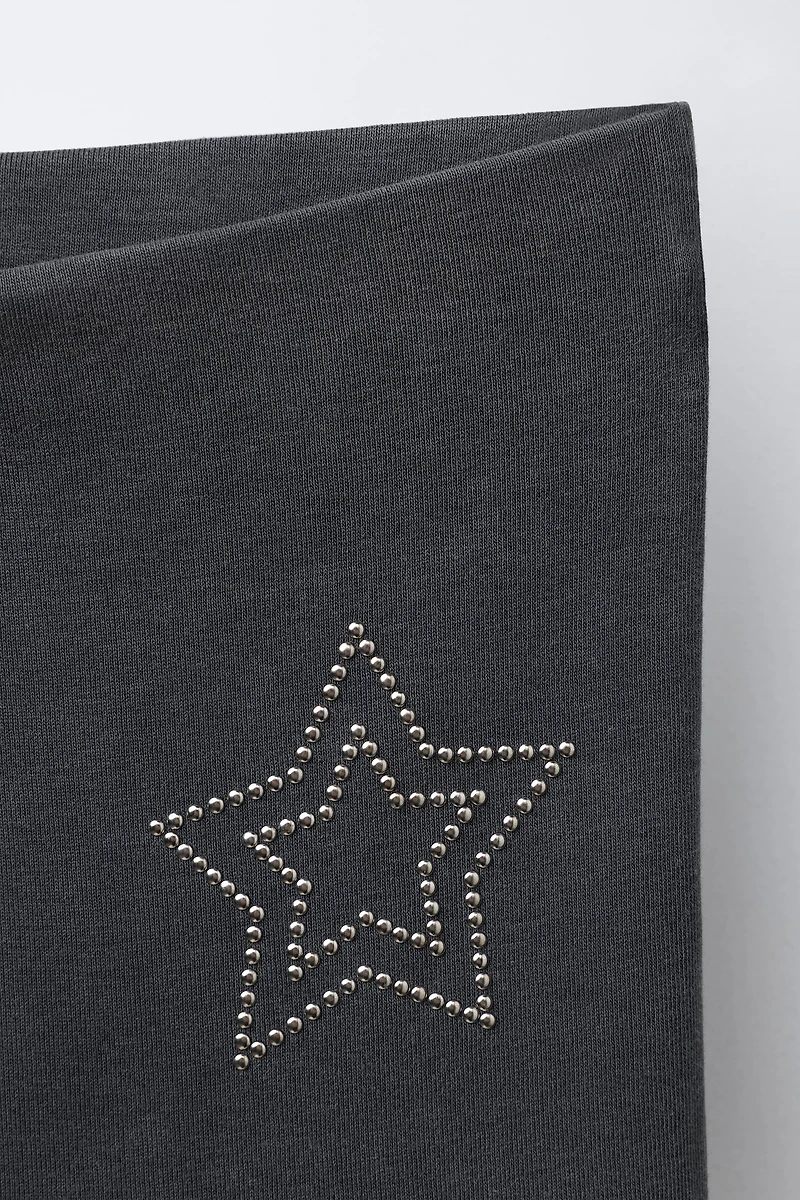 STAR WASH EFFECT FLARE LEGGINGS