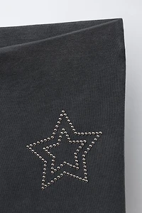 STAR WASH EFFECT FLARE LEGGINGS