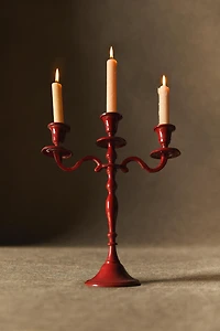 THREE CANDLE CHRISTMAS CANDLESTICK