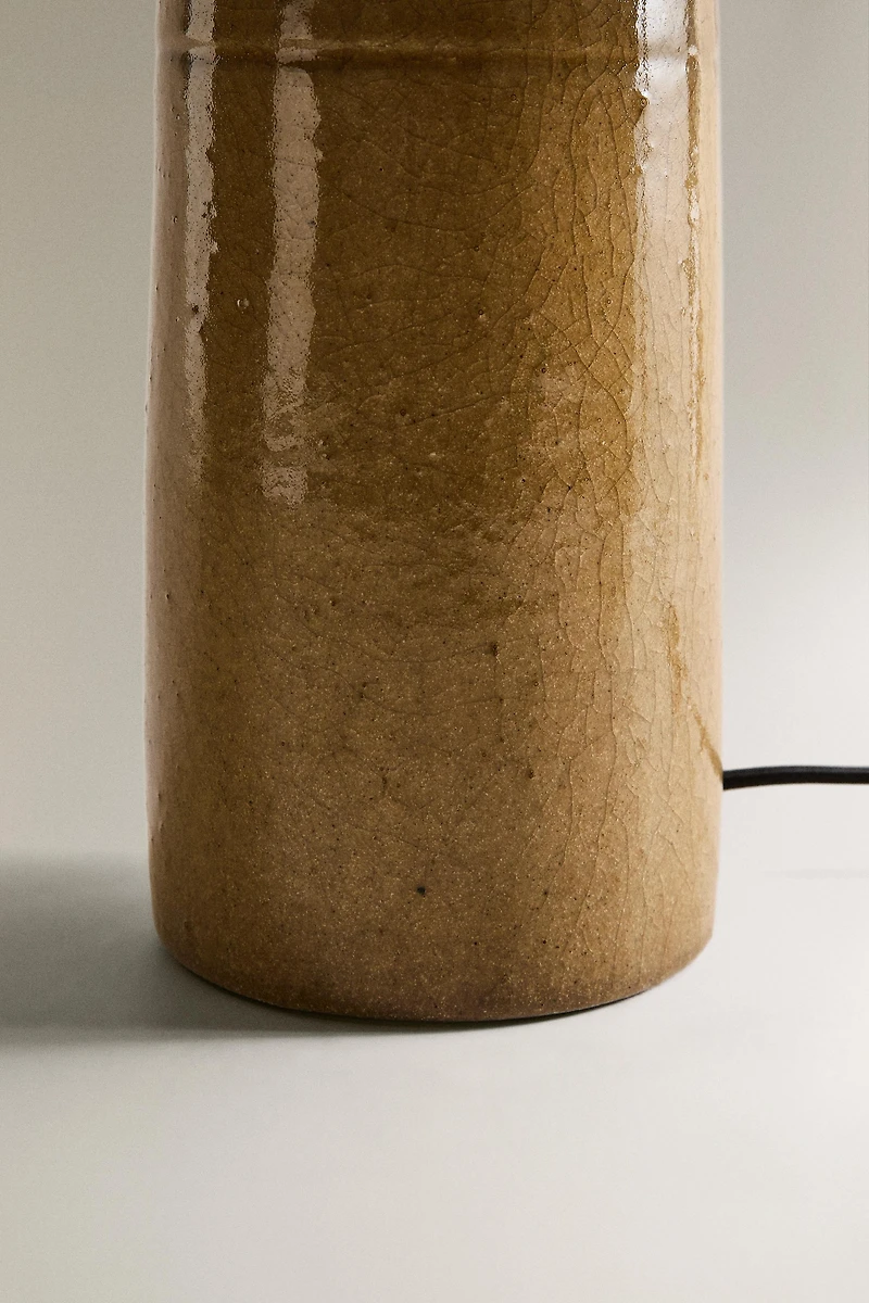 STONEWARE BASE TABLE LAMP