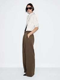 Pantalon à pinces large