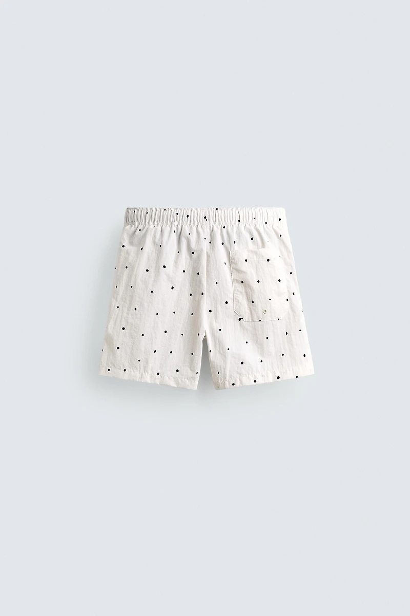 MAILLOT DE BAIN MI-LONG À POIS