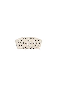 POLKA DOT SEQUIN BANDEAU TOP