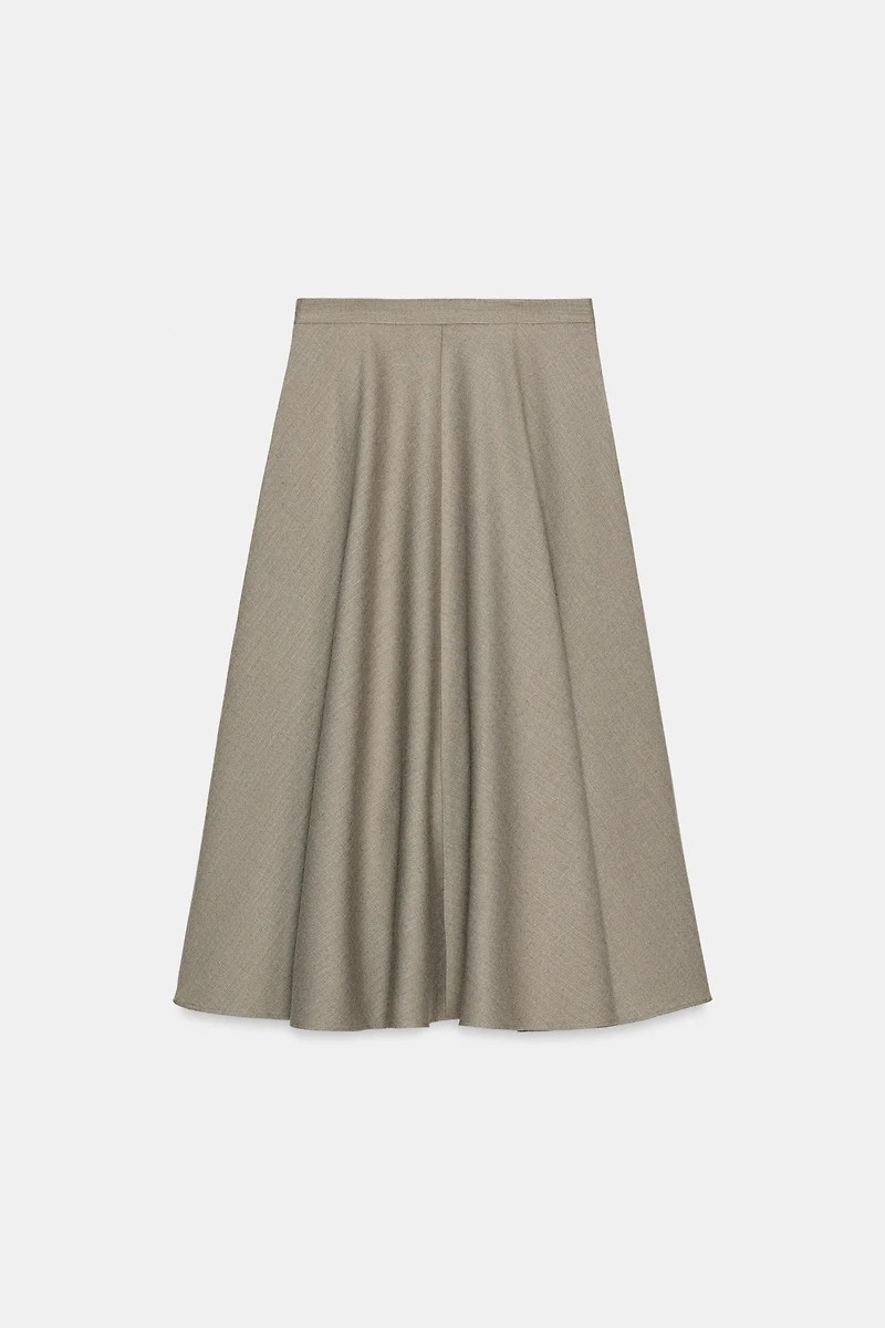 HERRINGBONE CAPE SKIRT ZW COLLECTION