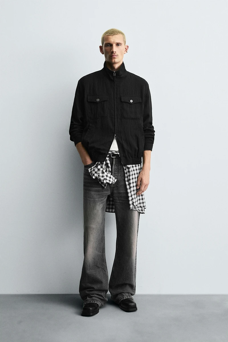 VESTE FLUIDE COUPE DÉCONTRACTÉE