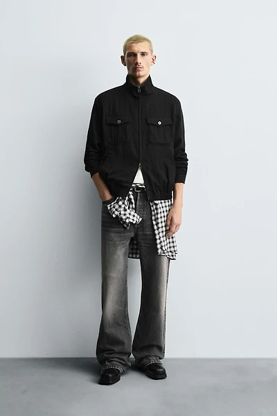 VESTE FLUIDE COUPE DÉCONTRACTÉE