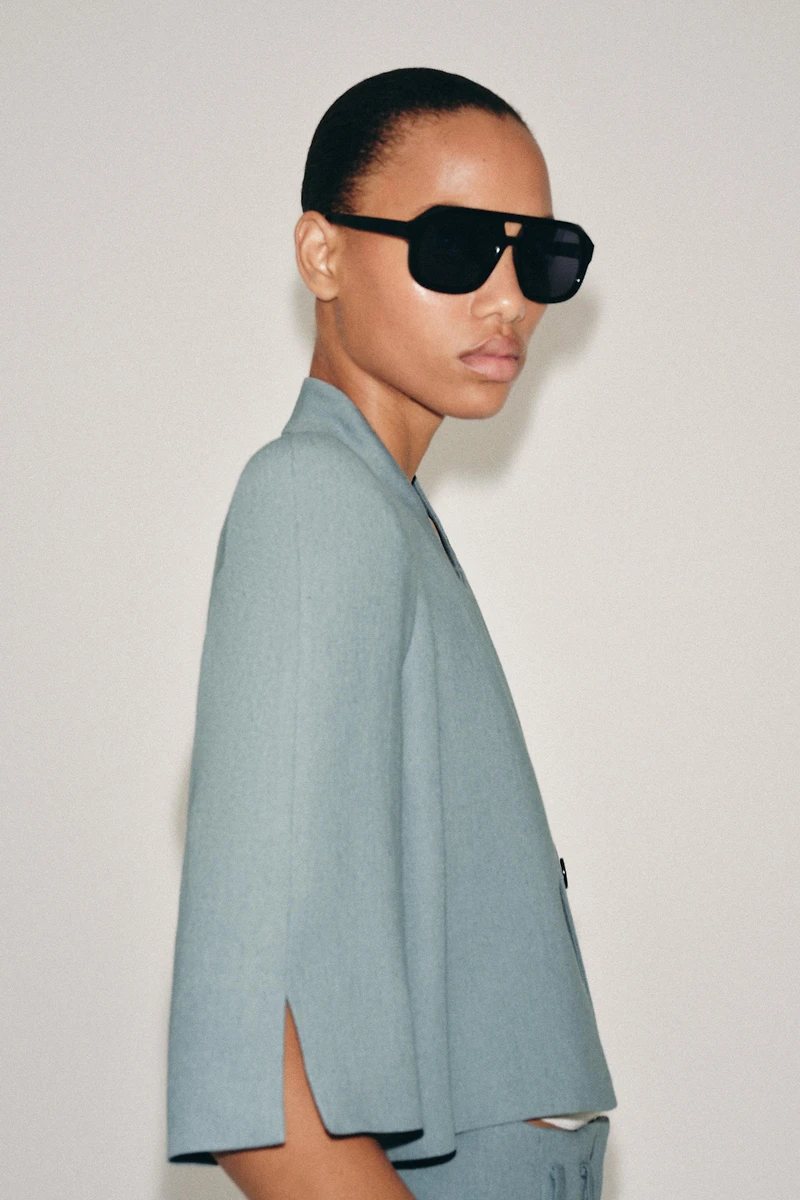 VESTE COURTE AVEC LIN ZW COLLECTION