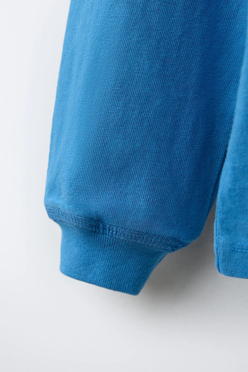 GARMENT DYE TEXT T-SHIRT