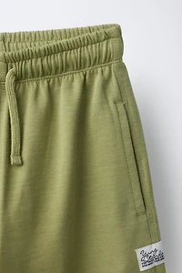 STRAIGHT INTERLOCK PLUSH PANTS