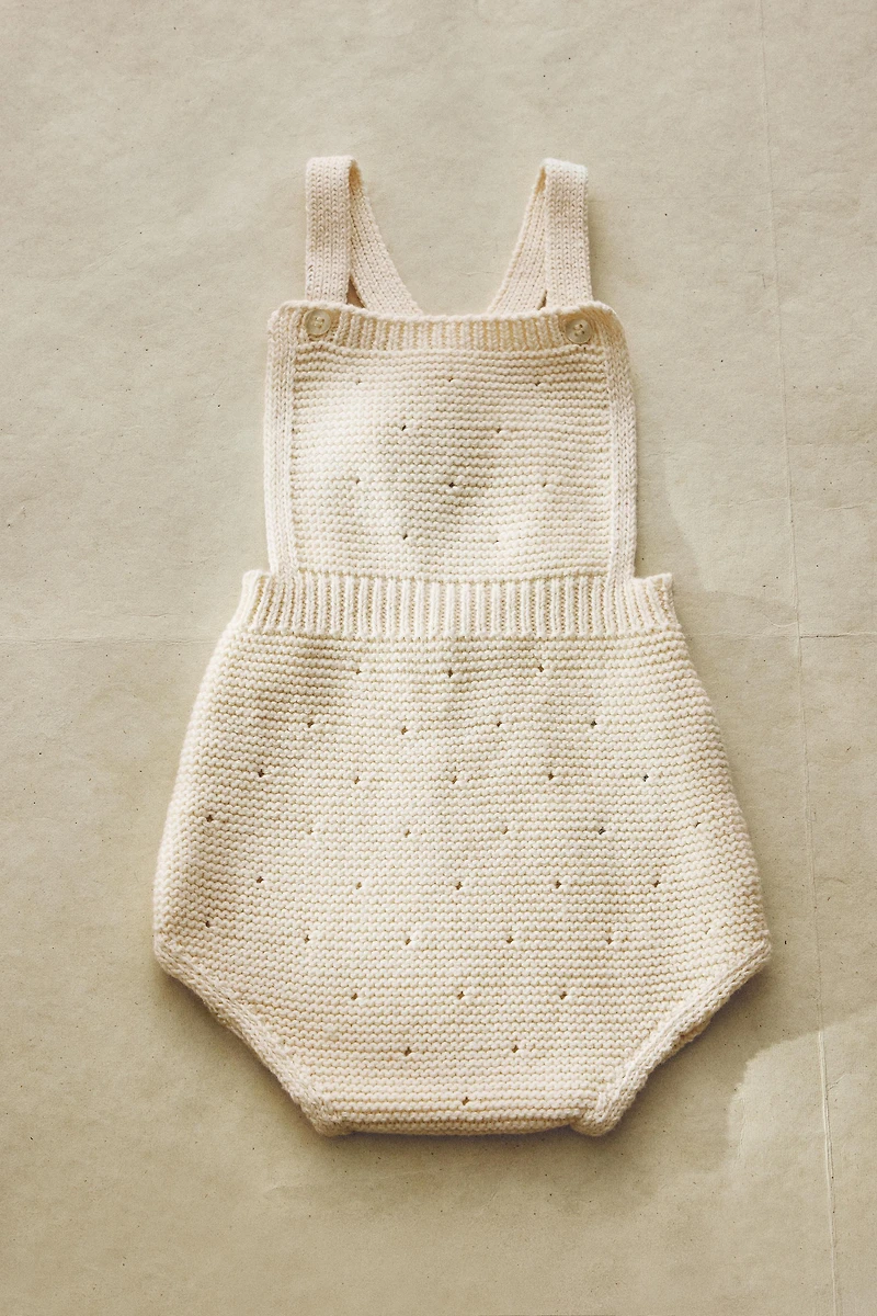 CHILDREN’S CHUNKY KNIT DUNGAREES