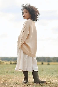 LIMITED EDITION EMBROIDERED KNIT DRESS