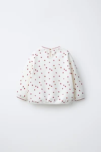 STRAWBERRY PRINT SWEATSHIRT