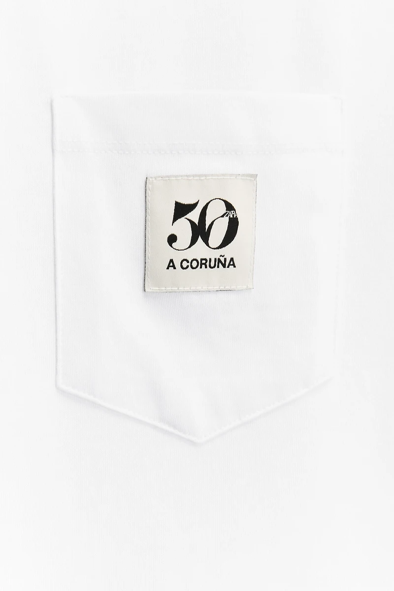 50TH ANNIVERSARY POCKET PATCH T-SHIRT