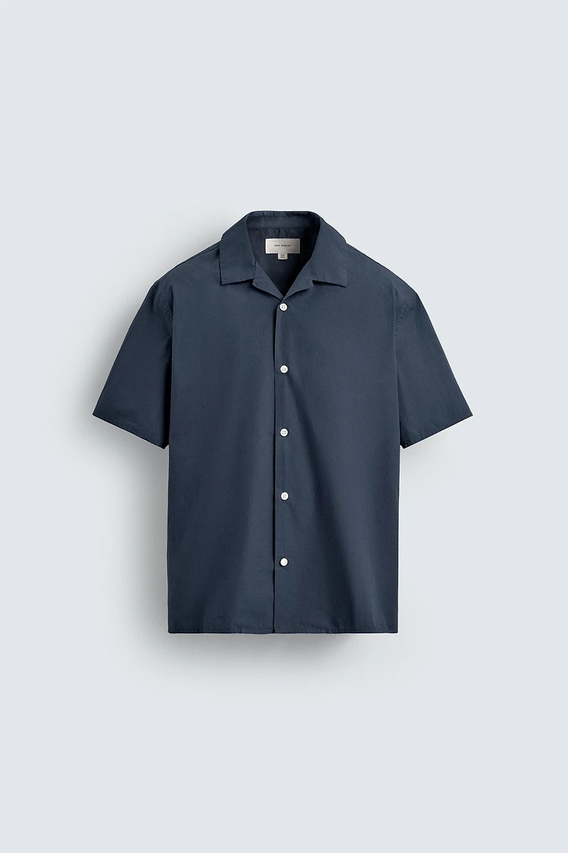 RELAXED FIT POPLIN SHIRT