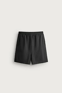 COMFORT SEERSUCKER REGULAR FIT SHORTS