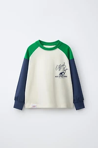 COLOR BLOCK GRAPHIC T-SHIRT