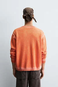 WASHED COTTON SWEATER