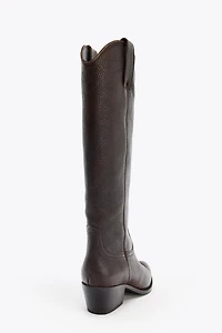 LEATHER HIGH BOOTS