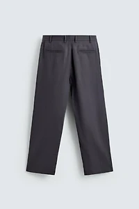 100% LINEN SUIT PANTS