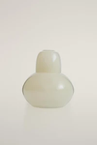 ENSEMBLE BOUTEILLE ET VERRE OVALE (LOT DE 2)