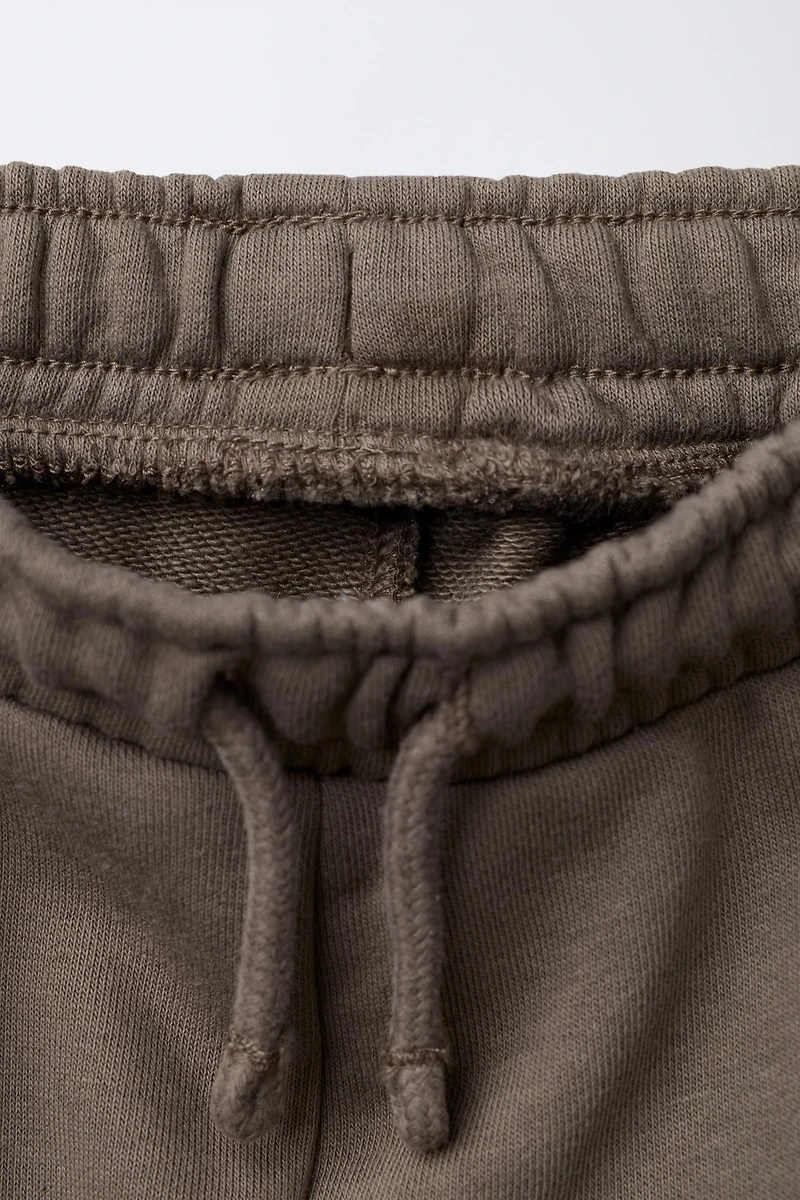 PANTALON DE JOGGING CARGO EN MOLLETON