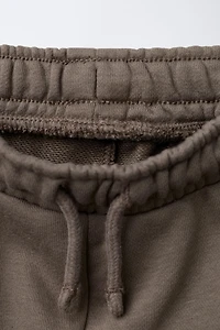 PANTALON DE JOGGING CARGO EN MOLLETON