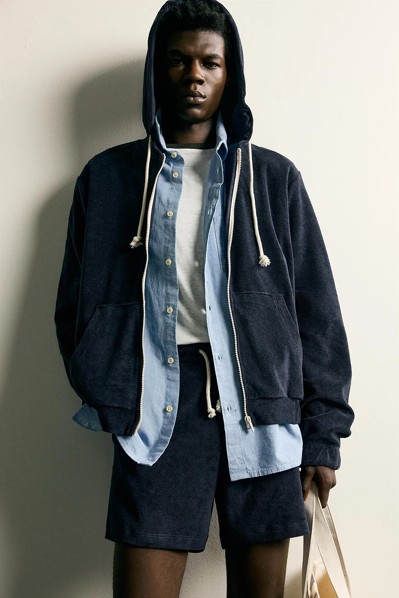 RELAXED FIT TERRY SWEATSHIRT