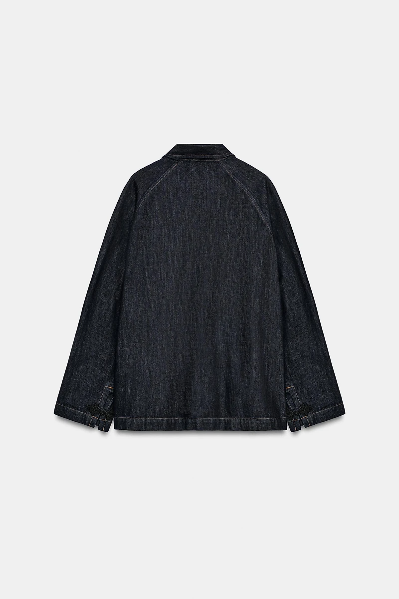 ZW COLLECTION TOGGLE DENIM JACKET