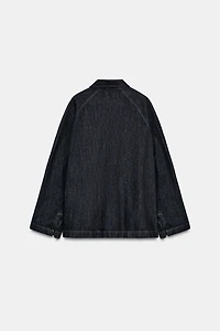 ZW COLLECTION TOGGLE DENIM JACKET