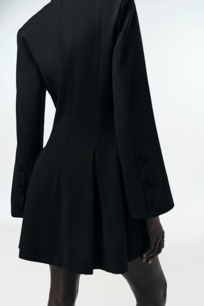 MINI DRESS WITH SHOULDER PADS