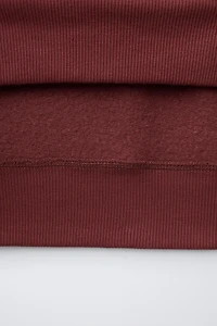 EMBROIDERED TEXT SWEATSHIRT