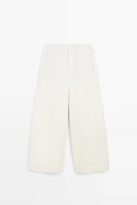 Flowing barrel fit trousers