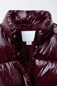 VESTE REMBOURRÉE FINITION BRILLANTE