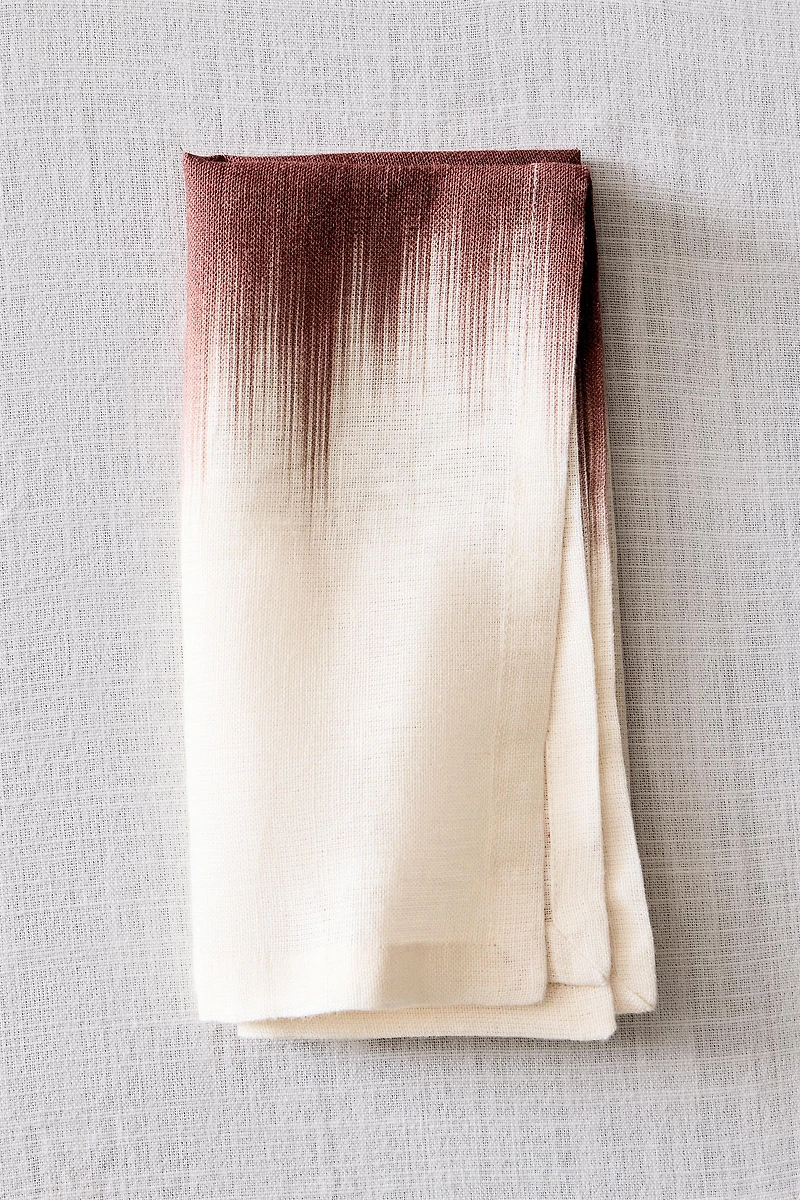 SET OF OMBRÉ LINEN NAPKINS X COLLAGERIE