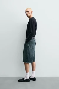 LOOSE FIT DENIM SHORTS
