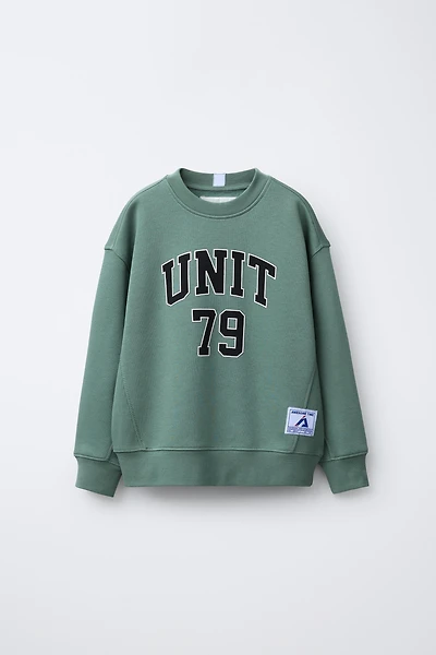 JOGGING TEXT SWEATSHIRT