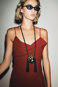 RAMIE STRAPPY MIDI DRESS