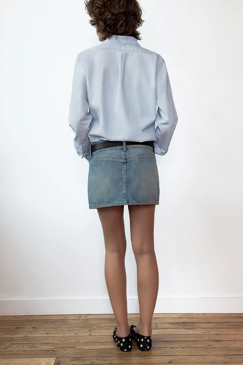 CHEMISE EN DENIM TRF REGULAR