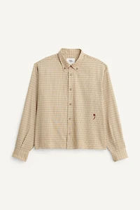 LIMITED EDITION PLAID CROPPED FIT SHIRT