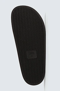 BUCKLED LEATHER CLOGS