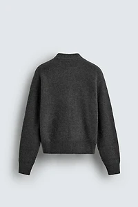 BLOUSON BOMBER EN MAILLE