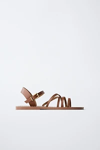 LEATHER STRAP SANDALS