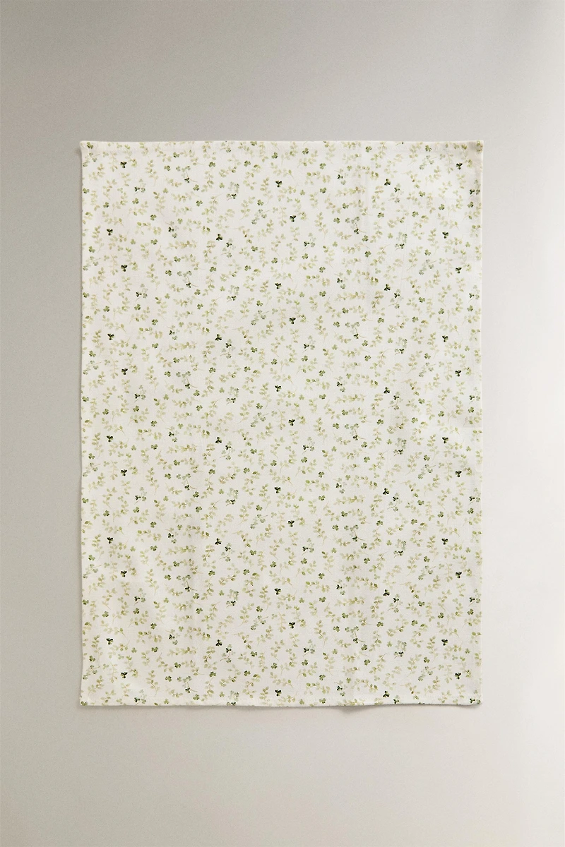 PACK OF COTTON FLORAL KITCHEN TOWELS (PACK OF 2