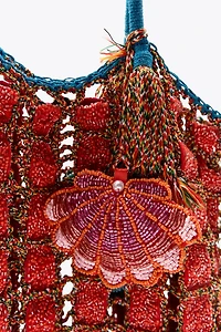 BEADED BRAIDED MAXI BAG