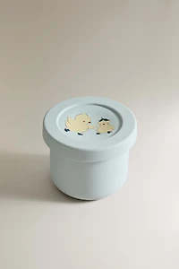 KIDS' SILICONE CHICK LUNCH BOX