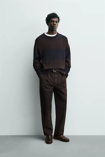 STRIPED JACQUARD JUMPER